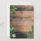 Weihnachtsgottkarte für Vintage Feiertage (Rückseite)