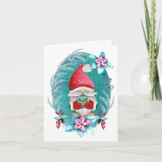 Weihnachtsgottkarte Karte (Vorderseite)