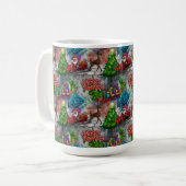 Weihnachtsgraffiti Kaffeetasse (Vorderseite Links)