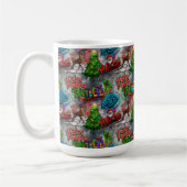 Weihnachtsgraffiti Kaffeetasse (Links)