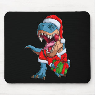 Weihnachtsgrafik Dino T Rex Jungen Dinosaurier Wei Mousepad