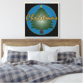 Weihnachtsgrafik Leinwanddruck (Insitu (Schlafzimmer))