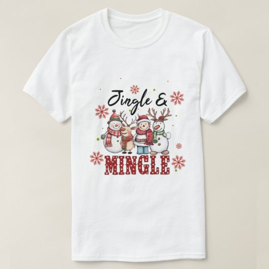 Weihnachtsgrafik-T-Shirt T-Shirt (Design vorne)