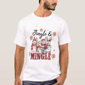 Weihnachtsgrafik-T-Shirt T-Shirt (Vorderseite)