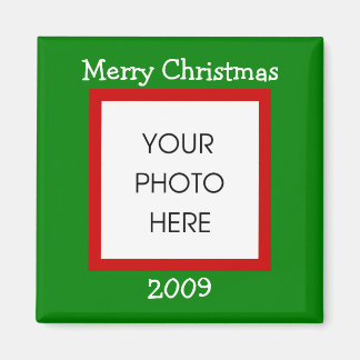 Weihnachtsgrenze - Frohe Weihnachten Magnet