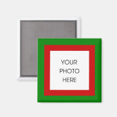 Weihnachtsgrenze Magnet (Vorderseite/Rückseite)