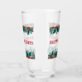 Weihnachtsgrenze mit Text Glas (Links)