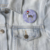 Weihnachtsgriechisch / Whippet / Italienischer Win Button (Beispiel)