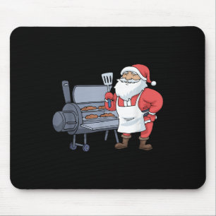 Weihnachtsgrill Santa Claus Grill Smoker Steak Mousepad