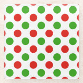 Weihnachtsgroßer Glasuntersetzer (Vorderseite)