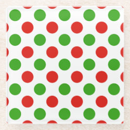 Weihnachtsgroßer Glasuntersetzer