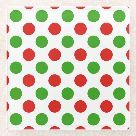 Weihnachtsgroßer Glasuntersetzer (Vorderseite)