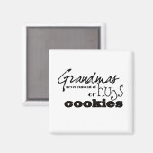 Weihnachtsgruben oder Kekse Magnet (Vorderseite/Rückseite)