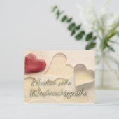 Weihnachtsgruesse Postkarte (Stehend Vorderseite)