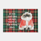 Weihnachtsgrumpy Cat Fußmatte (Vorderseite)
