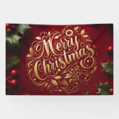 Weihnachtsgrün Banner (Horizontal)