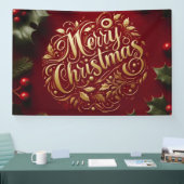 Weihnachtsgrün Banner (Messe)