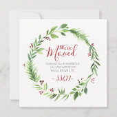 Weihnachtsgrün-Bewegung Ankündigung (Vorderseite)