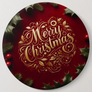 Weihnachtsgrün Button