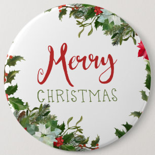 Weihnachtsgrün button