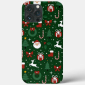 Weihnachtsgrün Case-Mate iPhone Hülle (Rückseite)