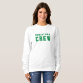 Weihnachtsgrün Crew Sweater Sweatshirt (Vorne ganz)