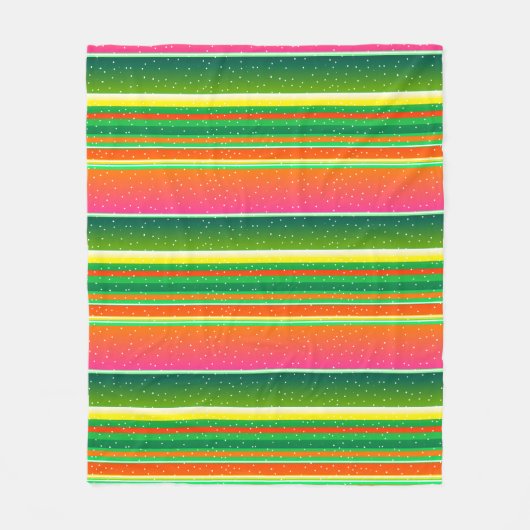 Weihnachtsgrün einzigartig gestreift fleecedecke (Vorderseite)