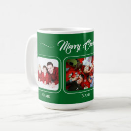 Weihnachtsgrün-Familien-Tasse Kaffeetasse