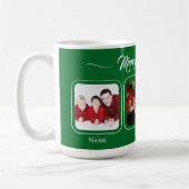 Weihnachtsgrün-Familien-Tasse Kaffeetasse (Links)