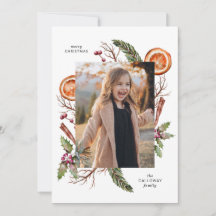 Weihnachtsgrün Foto Weihnachtskarte