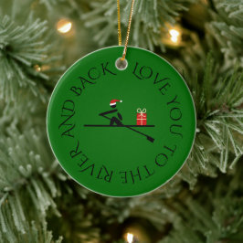 Weihnachtsgrün für Foto Keramikornament