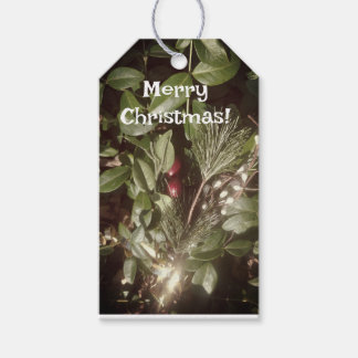 Weihnachtsgrün - Geschenk-Tag Geschenkanhänger