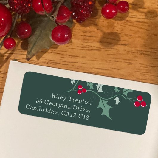 Weihnachtsgrün, Heilige und rote Beeren