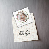 Weihnachtsgrün Holly Berries Foliage Wreath Magnet