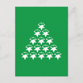 Weihnachtsgrün jetzt Sternenbaum Postkarte