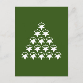 Weihnachtsgrün jetzt Sternenbaum Postkarte
