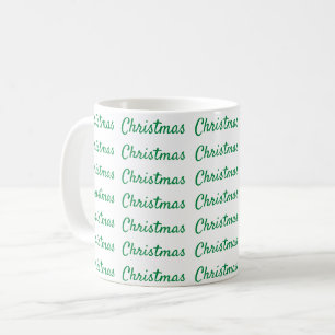 Weihnachtsgrün Kaffeetasse