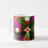 Weihnachtsgrün Kaffeetasse (Vorderseite Links)