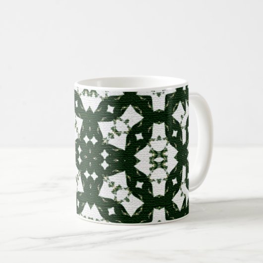 Weihnachtsgrün Kaffeetasse (VorderseiteRechts)