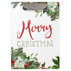 Weihnachtsgrün Klemmbrett