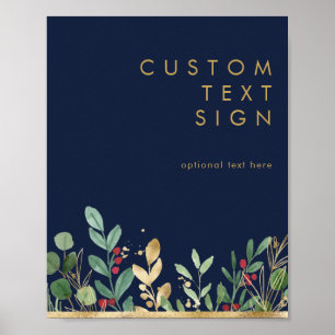 Weihnachtsgrün   Marinekarten und individuelle Ges Poster