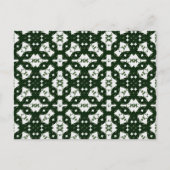 Weihnachtsgrün Postkarte (Vorderseite)