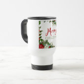 Weihnachtsgrün Reisebecher (Vorderseite Links)