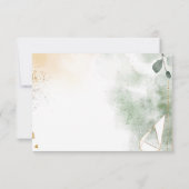 Weihnachtsgrün, rote Beere Danke (Rückseite)