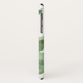 Weihnachtsgrün & Rote Berry Personalisierter Name Case-Mate iPhone Hülle (Hinten/Links)