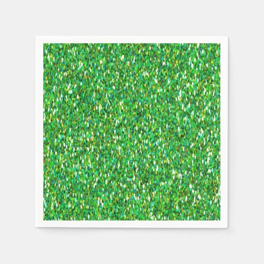 Weihnachtsgrün Serviette (Vorderseite)