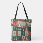 Weihnachtsgrün Tasche (Rückseite)