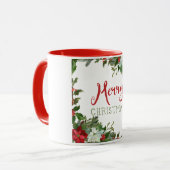 Weihnachtsgrün Tasse (Vorderseite Links)
