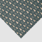 Weihnachtsgrün und beigefarbene Kiefern Seidenpapier (Ausschnitt)