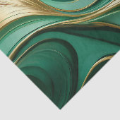 Weihnachtsgrün und Gold- Seidenpapier (Ausschnitt)